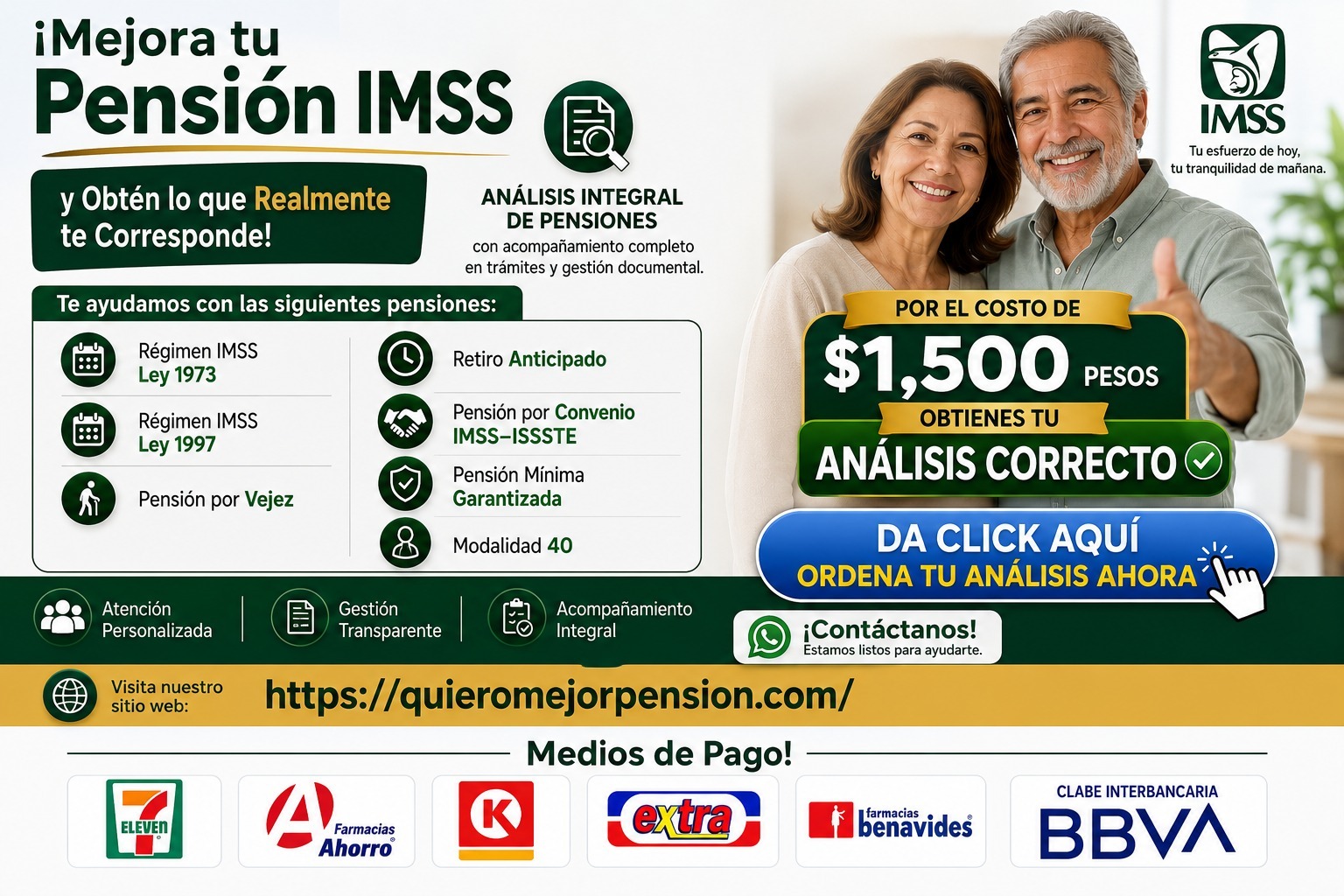 Mejora tu Pensión IMSS